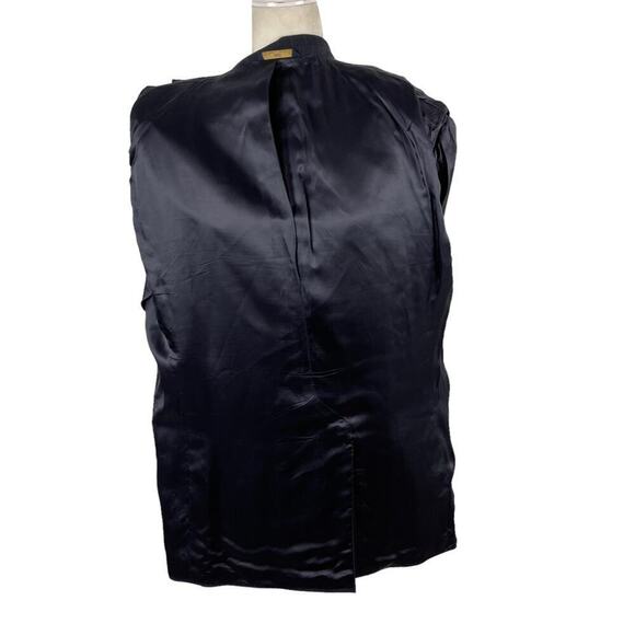 Brooks Brothers Men's Stretch Dark Blue Striped Blazer Jacket Size EU41 Short - Picture 12 of 15